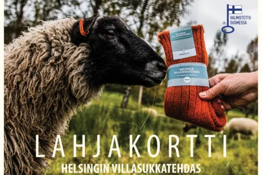 Villasukat lahjaksi -lahjakortti