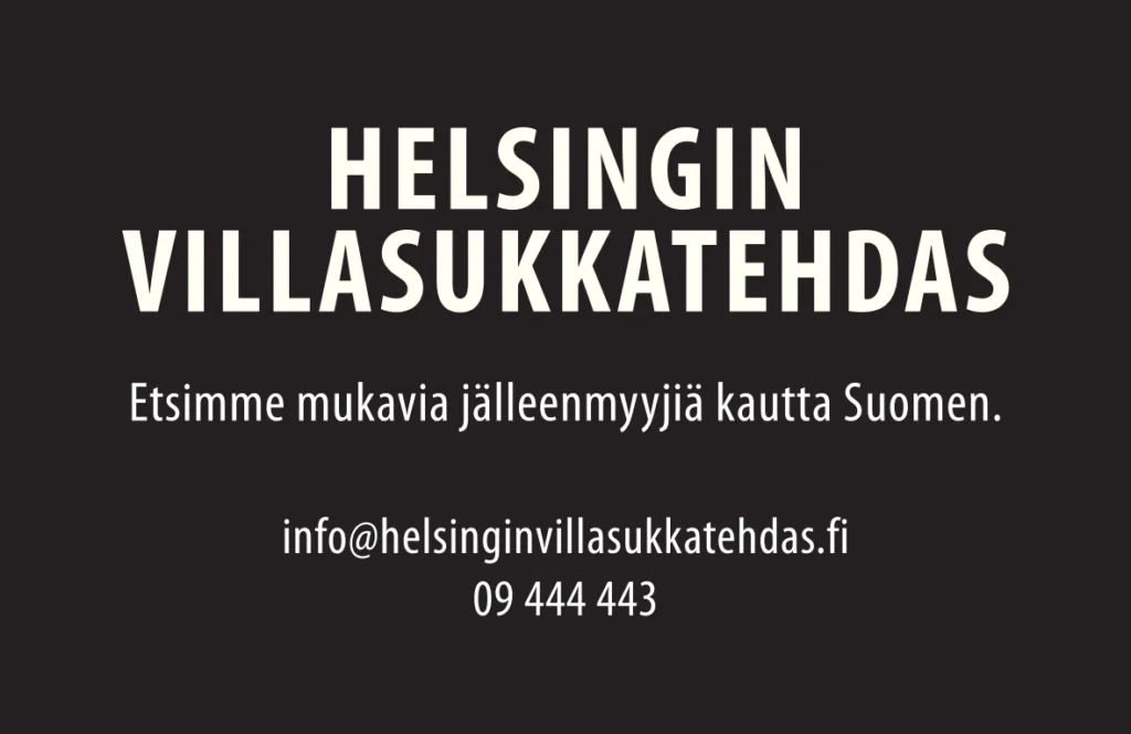 Haetaan jalleenmyyjia helsingin villasukkatehdas