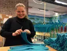Johanna the master of wool socks