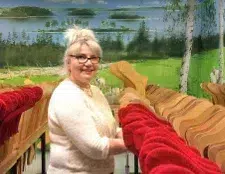 Svetlana the master of wool socks