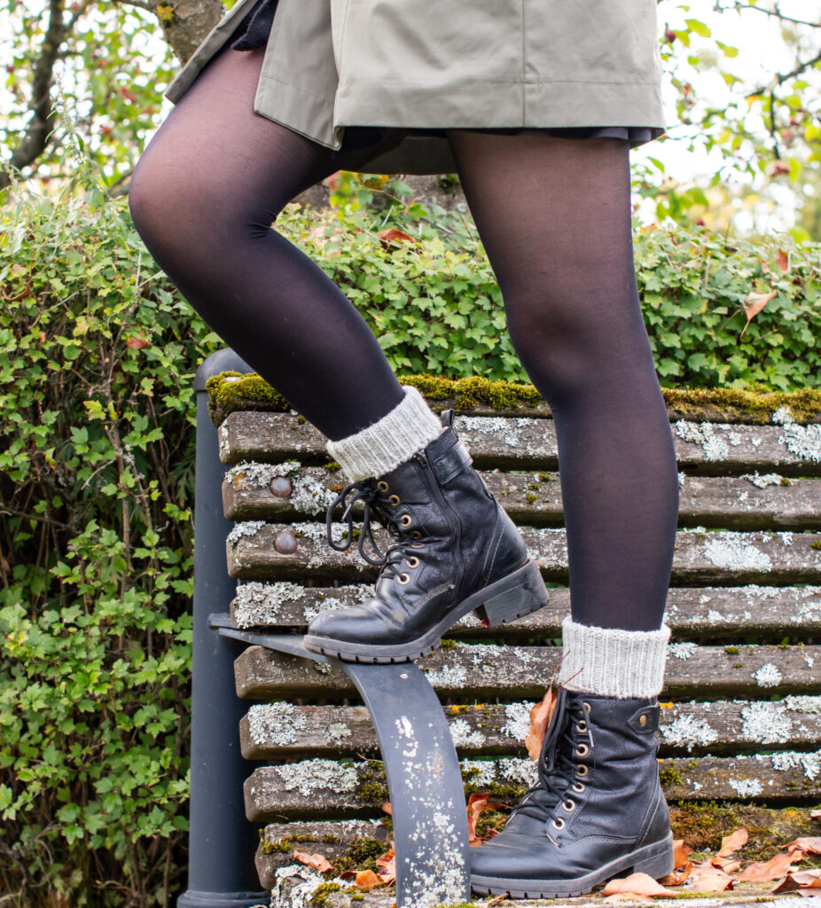 Wool socks gray